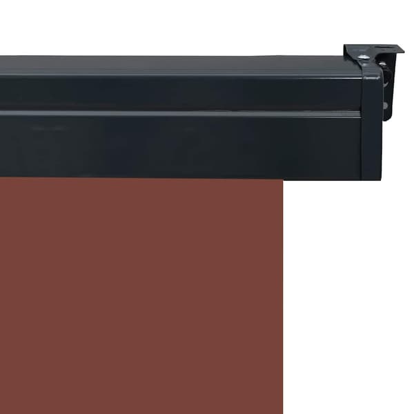 vidaXL Balkongmarkis 125x250 cm brun Brun