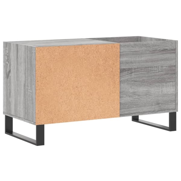 vidaXL Stereobänk grå sonoma 85x38x48 cm konstruerat trä Grå
