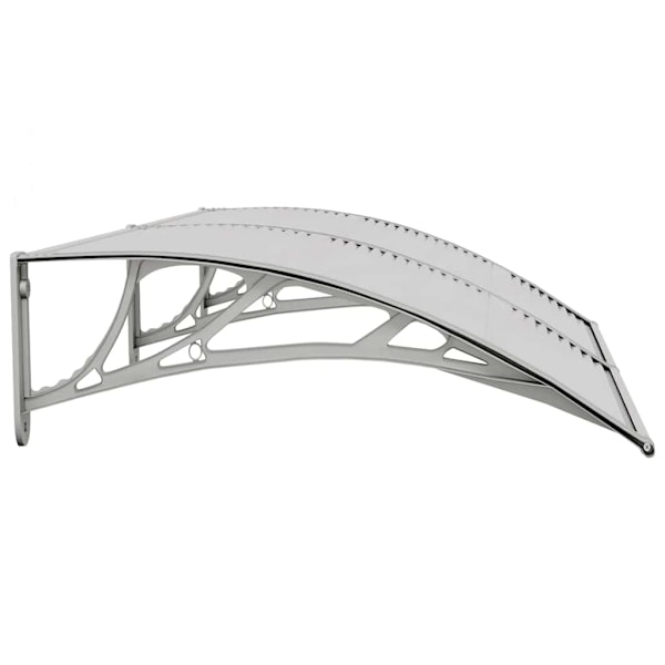 vidaXL Entrétak grå 150x75 cm polykarbonat Grå