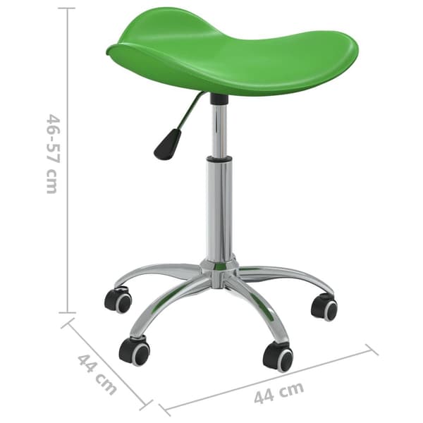 vidaXL Salongsstol grön konstläder Grön
