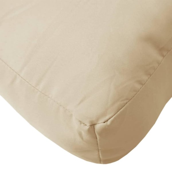 vidaXL Palldyna beige 50x40x12 cm tyg Beige