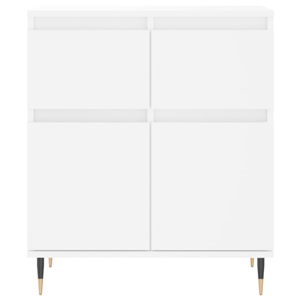 vidaXL Byrå vit 60x35x70 cm konstruerat trä Vit