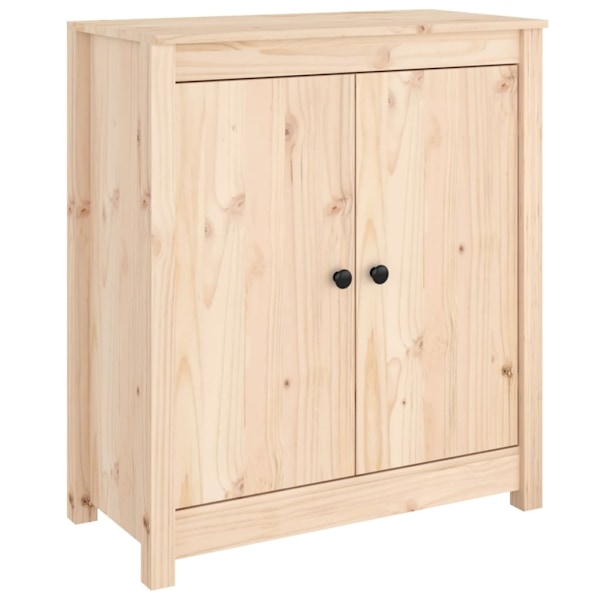 vidaXL Skänkar 2 st 70x35x80 cm massiv furu Brun