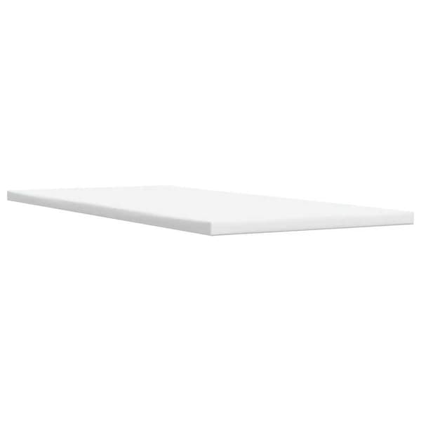 vidaXL Ramsäng med madrass blå 90x190 cm tyg Blå