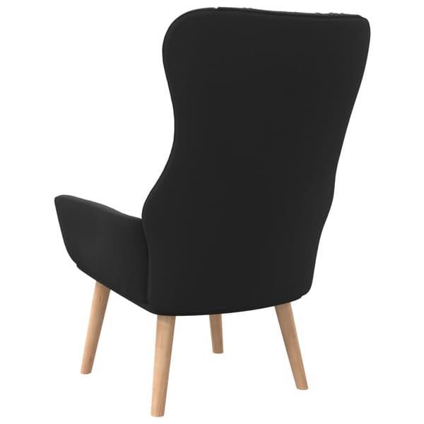 vidaXL Vilstol svart tyg art