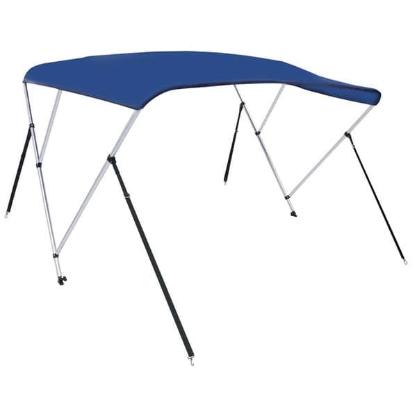 vidaXL Båtkapell 3 bågar blå 183x196x137 cm Blue