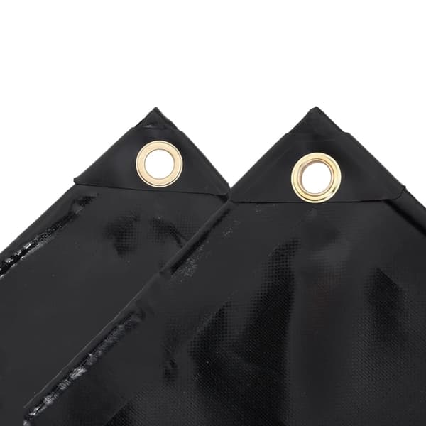 vidaXL Presenning 650 g/m² 3x6 m Svart