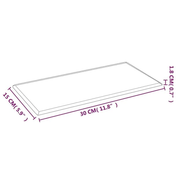 vidaXL Väggpaneler 12 st grå 30x15 cm konstläder 0,54 m² Grå