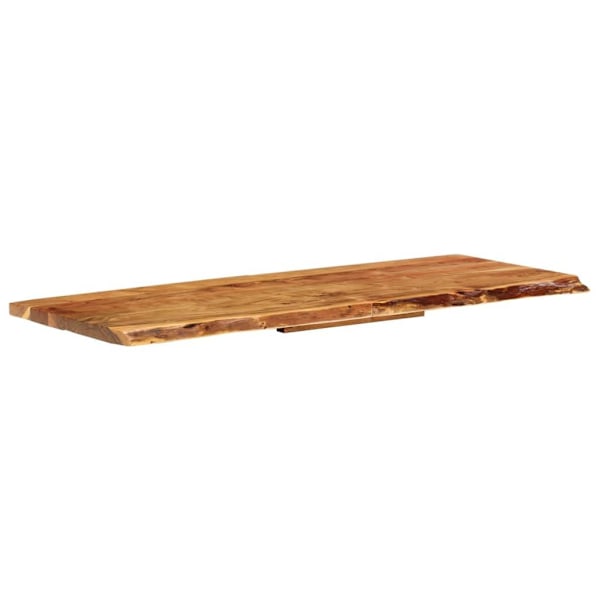 vidaXL Bänkskiva för badrum massivt akaciaträ 140x52x3,8 cm