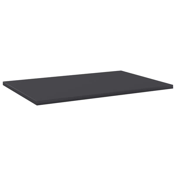 vidaXL Hyllplan 8 st grå 60x40x1,5 cm konstruerat trä grå