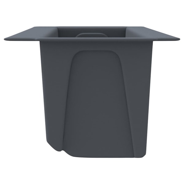 vidaXL Blomlådor för Europallar 12 st grå 36x13,5x9,5 cm PP grå