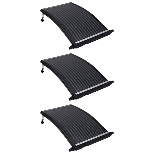 vidaXL Välvd solpanel för pool 3 st 110x65 cm