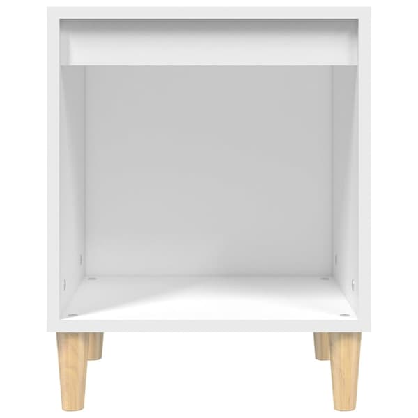 vidaXL Sängbord 2 st vit 40x35x50 cm Vit