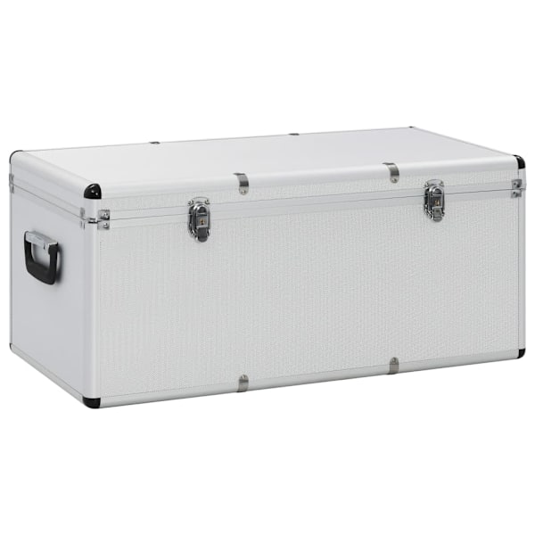 vidaXL Förvaringsväskor 3 st silver aluminium Silver