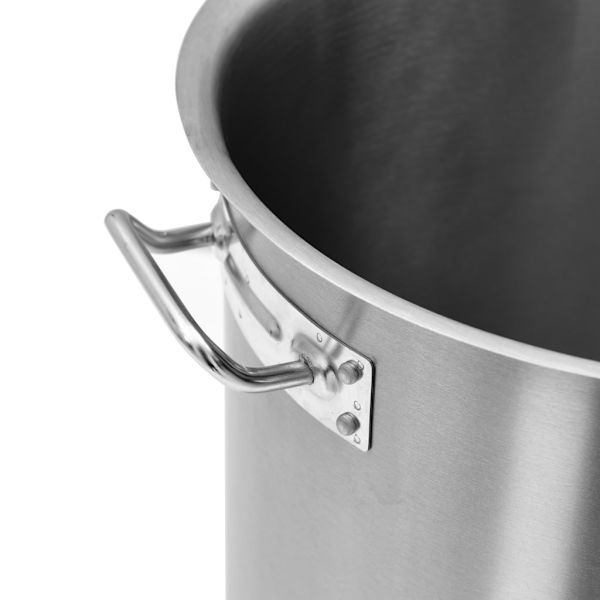 vidaXL Gryta 32 L 40x26 cm rostfritt stål Silver