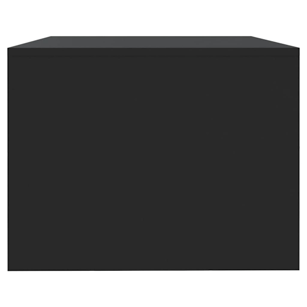 vidaXL Soffbord svart 102x55x42 cm konstruerat trä Svart