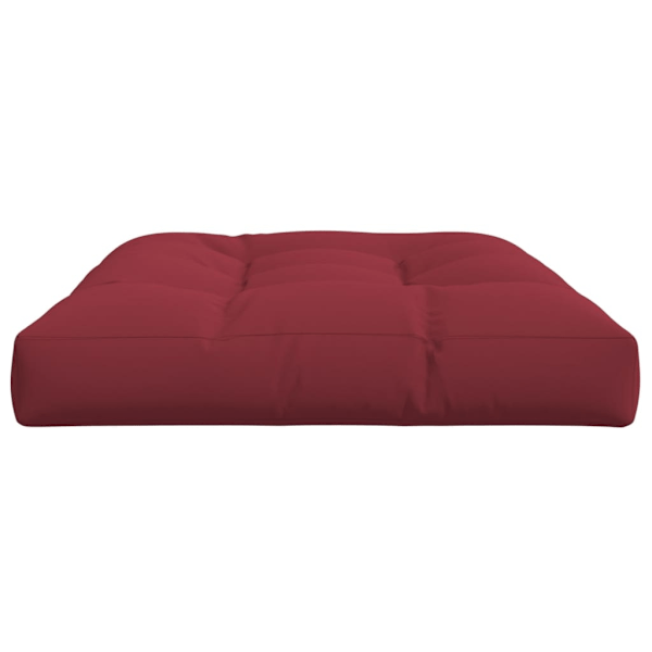 vidaXL Stoppad sittkudde Vinröd 120 x 80 10 cm Röd