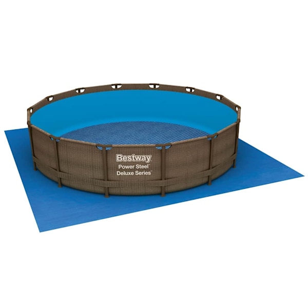 Bestway Markduk för pool Flowclear 488x488 cm Blå