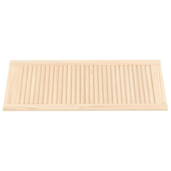 vidaXL Skåpluckor lamelldesign 4 st 99,3x39,4 cm massiv furu Brun