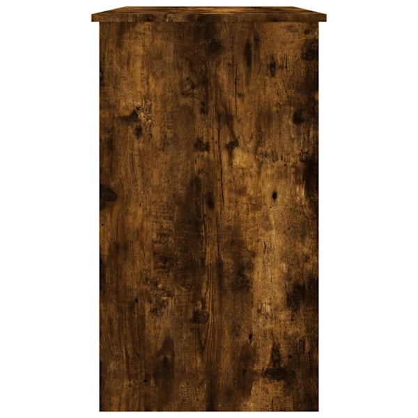 vidaXL Skrivbord rökfärgad ek 90x45x76 cm konstruerat trä Brun