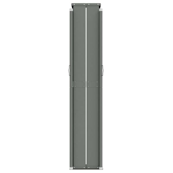 vidaXL Infällbar sidomarkis röd 220x1000 cm Röd