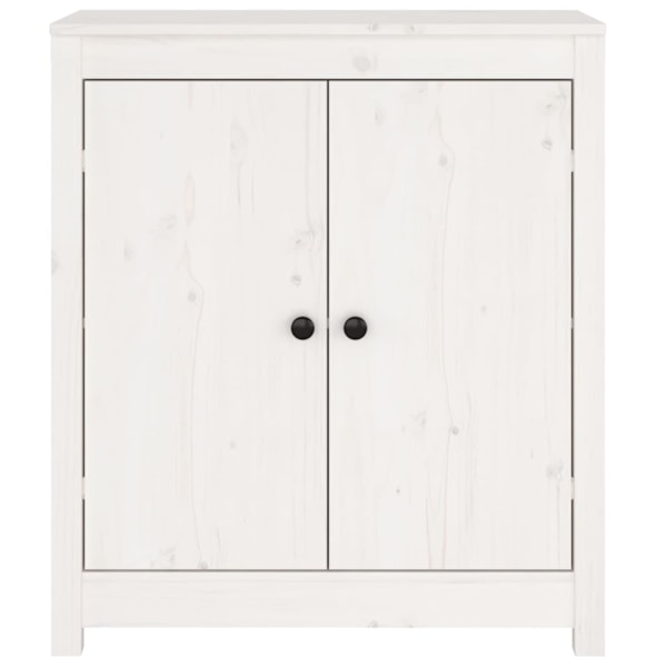vidaXL Skänkar 2 st vit 70x35x80 cm massiv furu Vit