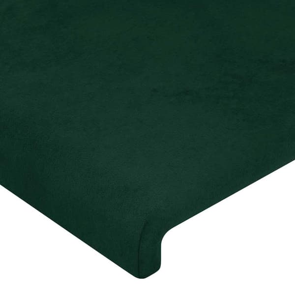 vidaXL Sänggavel mörkgrön 90x5x78/88 cm sammet Grön