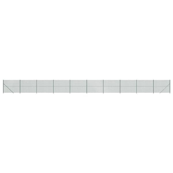 vidaXL Gunnebostängsel med stolpsko grön 2,2x25 m Grön