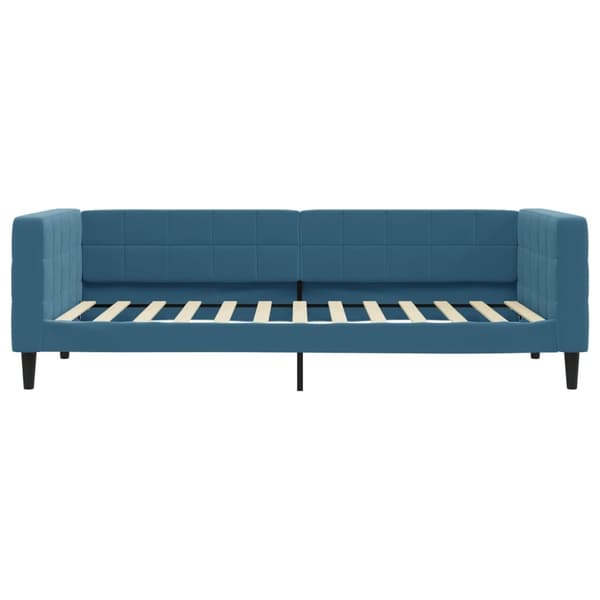 vidaXL Dagbädd utdragbar med lådor blå 90x200 cm sammet Blå