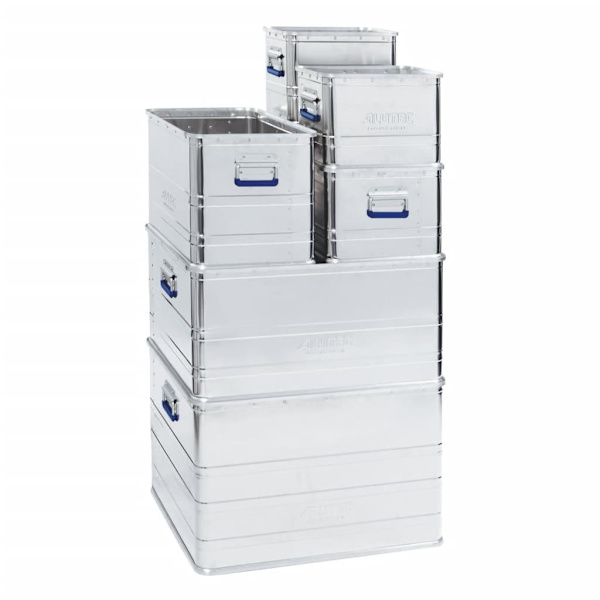 ALUTEC Förvaringslåda aluminium LOGIC 145 L Silver