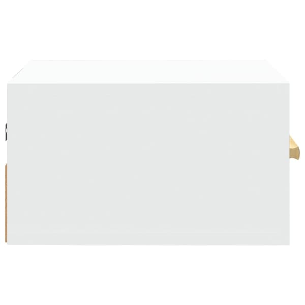 vidaXL Väggmonterade sängbord 2 st vit 35x35x20 cm Vit