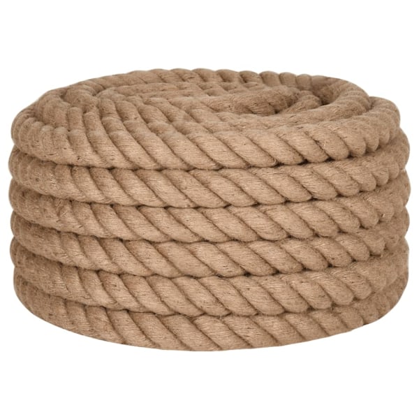 vidaXL Juterep 5 m långt 36 mm tjockt