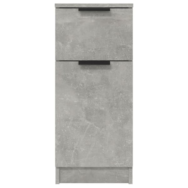 vidaXL Byrå betonggrå 30x30x70 cm konstruerat trä Grå