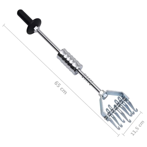 vidaXL Glidhammare med multiklo 65 cm kolstål