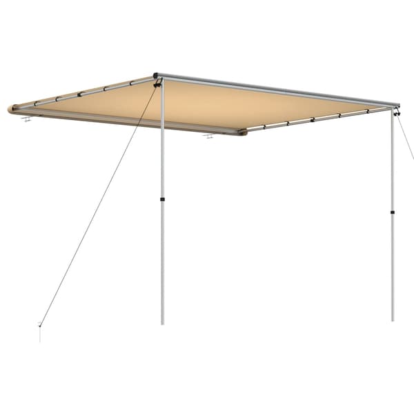 vidaXL Husvagnsmarkis 3x2,5x2,15 m beige Beige