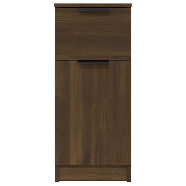 vidaXL Byråer 2 st brun ek 30x30x70 cm konstruerat trä Brun