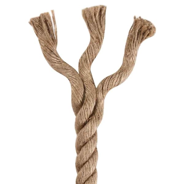 vidaXL Rep 100% Jute 20 mm 100 m Brun