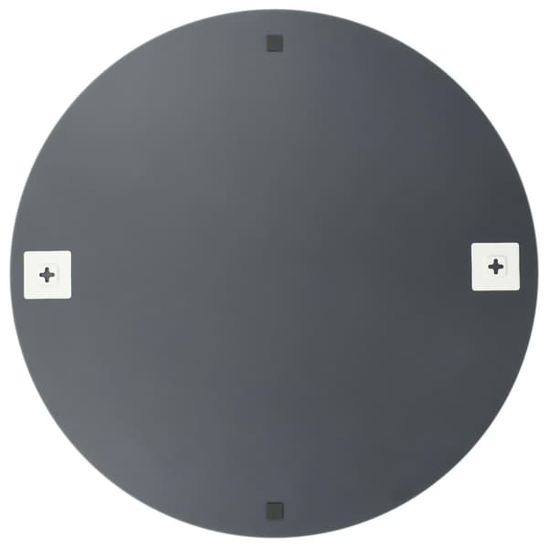 vidaXL Väggspeglar 2 st 50 cm rund glas Silver