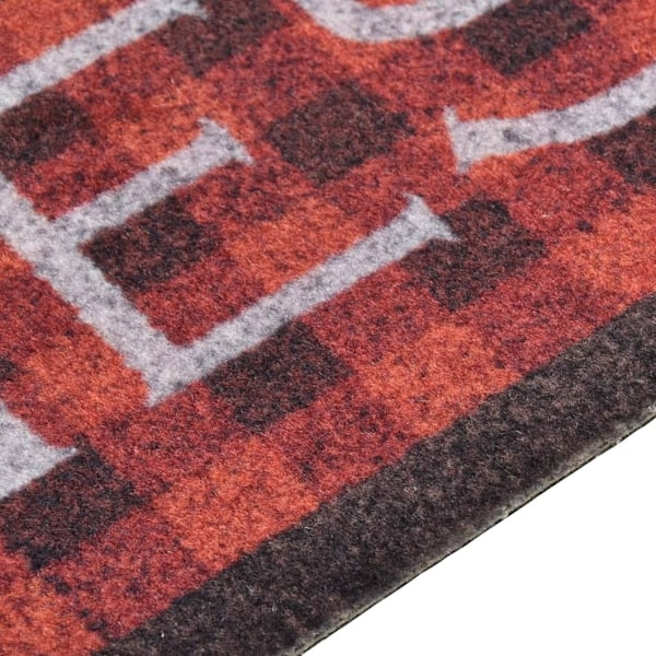 vidaXL Köksmatta maskintvättbar tomater 45x150 cm multifärg