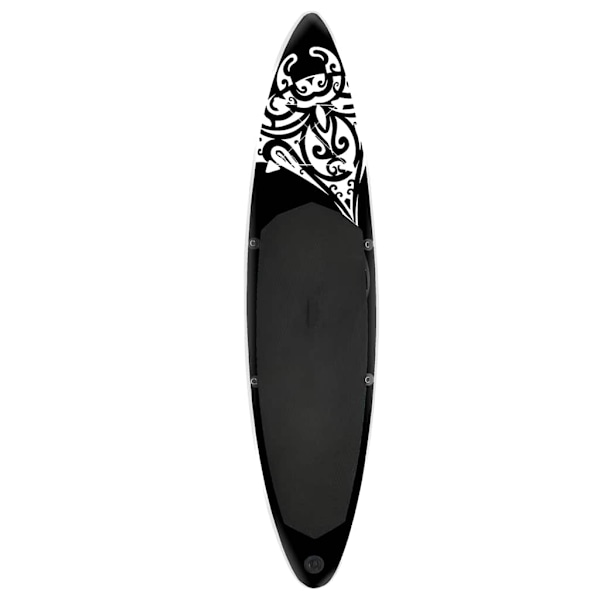 vidaXL SUP-bräda uppblåsbar 320x76x15 cm svart Svart