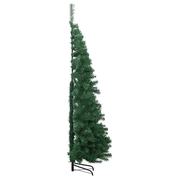vidaXL Plastgran för hörn grön 210 cm PVC Grön
