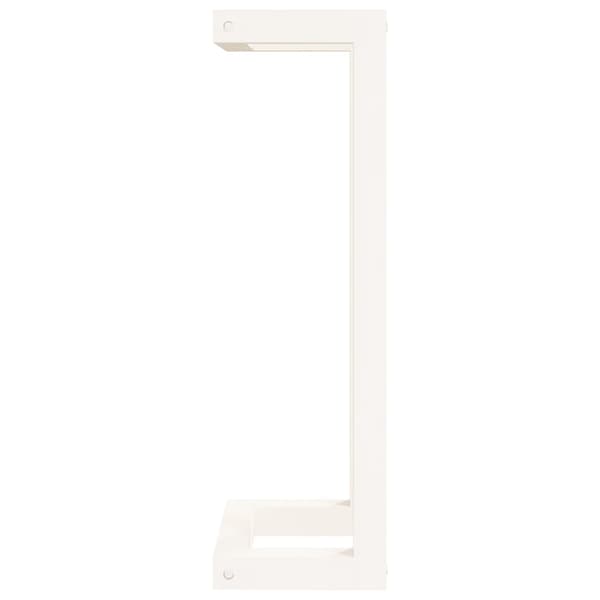 vidaXL Handduksställ Vit 23x18x60 cm massiv furu Vit