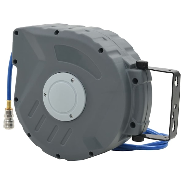 vidaXL Automatisk luftslangvinda 3/8" 12 m grå