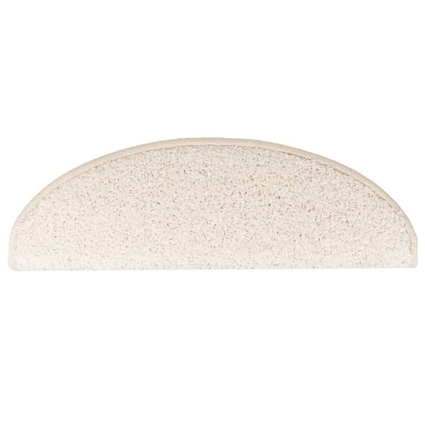 vidaXL Trappstegsmattor 10 st 65x25 cm vit Vit