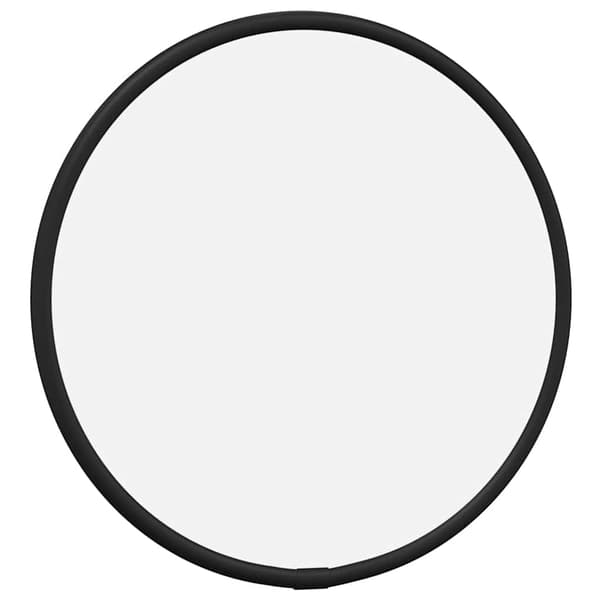 vidaXL Väggspegel svart Ø 20 cm rund art