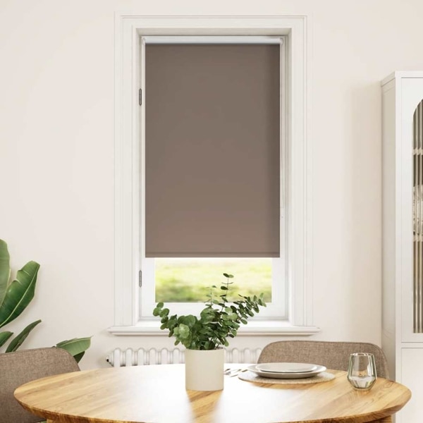 vidaXL Rullgardin mörkläggande 40x100 cm kaffe Brun