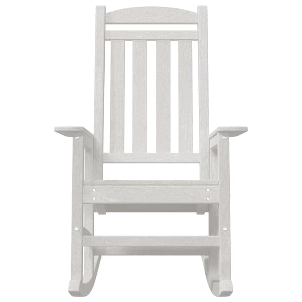 vidaXL Gungstol 2 pcs Vit 92 x 70 x 108 cm polyeten Vit