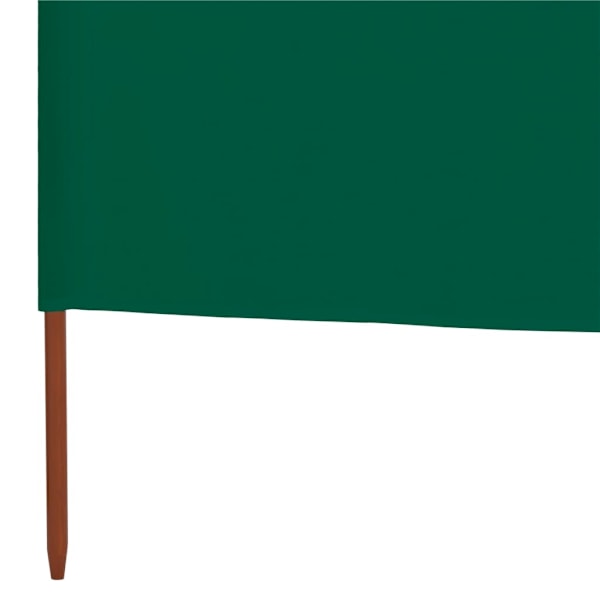vidaXL Vindskydd 9 paneler tyg 1200x80 cm grön Grön