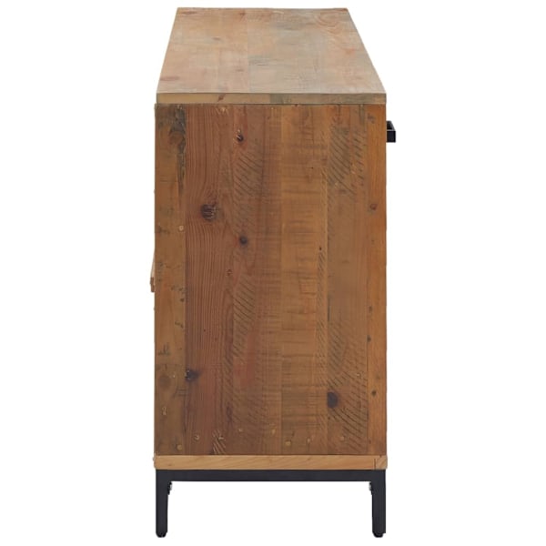 vidaXL Skänk brun 110x35x70 cm massiv furu Brun
