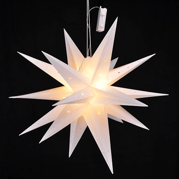 HI LED-julstjärna 58 cm Guld